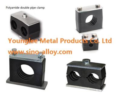 China Hydraulic Polyamide pipe clamps designed to German standard DIN 3015, for pipe with O.D 6 mm to 508 mm for sale