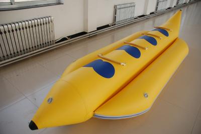 China Summer Water Sports 4 Man Inflatable Banana Boat With 3 Chamber for sale