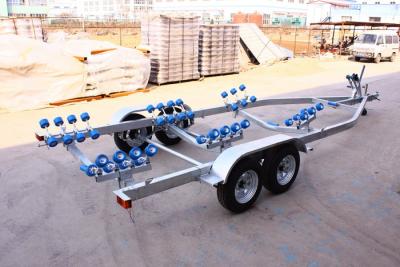 China Hot Dip Galvanized Double SHAFT 8.65m Boat Trailers FRPYS850R for sale
