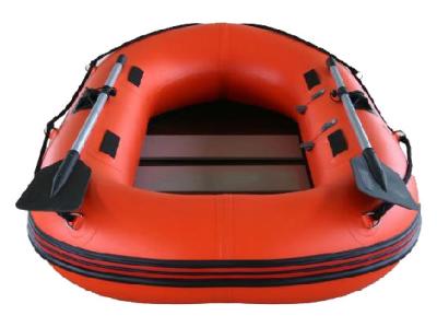 China 0.9mm PVC Fabric Inflatable Fishing Dinghy Hard Bottom Inflatable Boats for sale