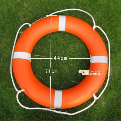 China Orange Plastic Life Buoy Inflatable Boat Accessories with SOLAS 1974/1996 for sale
