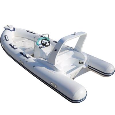 China New Design Rigid Inflatable Fishing Dinghy boat 520B with Outboard Motor for sale