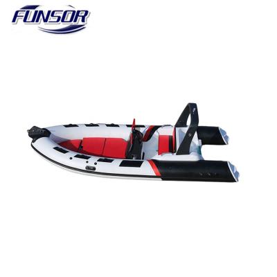 China New  5.2m PVC or Rigid Inflatable Rib Boat for fishing and rescusing with Ce Certificate for sale