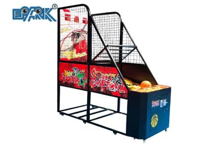 China Normal Basketball Machine Metal Acrylic Wood 80W Coin Operated Basketball Machine for sale