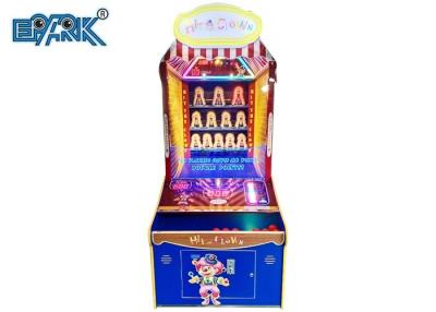 China  Fiberglass Redemption Game Machine Toss Coin Hit Clown Arcade Game Machine for sale