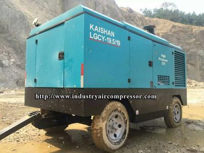 China High Efficient Portable Diesel Engine Driven Air Compressors / Heavy Duty Air Compressor for sale