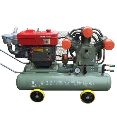 China 3.2/7 25hp Mining Air Compressor Diesel Engine Portable Power Source for sale