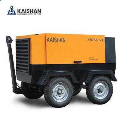 China 75 KW 12.5m³/Min KSDY-12.5/10 Electric source AC power portable screw compressor for sale