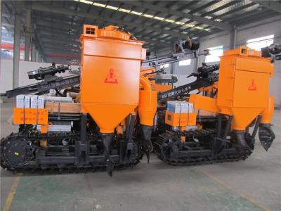 China Portable mine drilling rig machine for rock hardness with two independent gear pump for sale