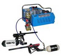 China 3.0kw 4hp electric powered scuba air compressor , 20 minutes for 6L tank for sale