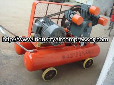 China Light weight silent mining air compressor piston  type 3.2m³/min  7bar  25HP for sale