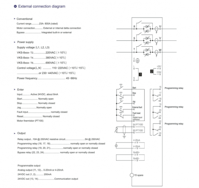 5.5kw To 500kw Bypass Soft Starter 7