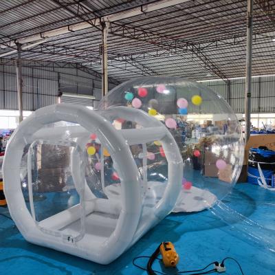 Kids Party Infaltable Bubble House Clear Crystal Igloo Dome 10ft Inflatable Tent