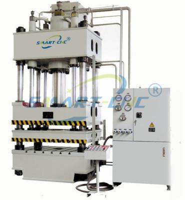 China White Benchtop Hydraulic Press Equipment 3 Beam 4 Column Structure High Reliability for sale