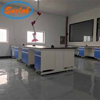 China New Design  Customized Made Size  Lab Bench Strongest Chmeical Resistant  Lab Bench Furniture Suppliers in China for sale
