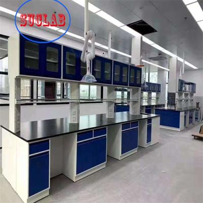 China Banco de laboratório durável da estação de trabalho do laboratório da resistência química da estrutura do metal da boa qualidade para a venda à venda