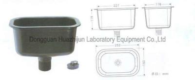 中国 PP Sink Laboratory Fittings , Drop In Type Alkali / Acid Resistant Lab Sink 販売のため