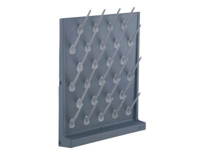 China Science Lab Equipment Acid Proof Pegboard Single Face PP Drip Shelf for sale