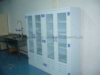 China Gabinetes de almacenamiento anticorrosivos del laboratorio con las puertas de cristal multiusos en venta