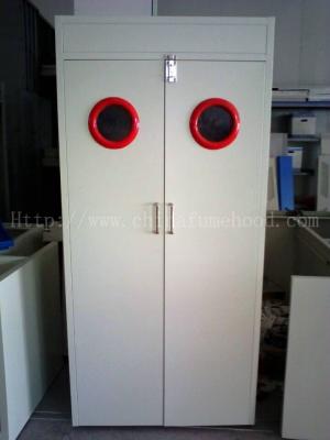Chine Cabinets en acier légers de cylindre de gaz, meuble de rangement de gaz comprimé de laboratoire à vendre