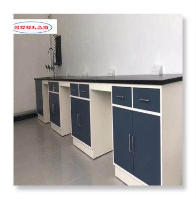 China 80 Kg Chemistry Experimentation Table with As Drawing Number of Shelves for Lab à venda