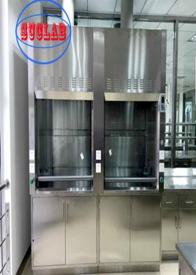 China Capó de ventilación de laboratorio con regulación de flujo de aire horizontal/vertical en venta