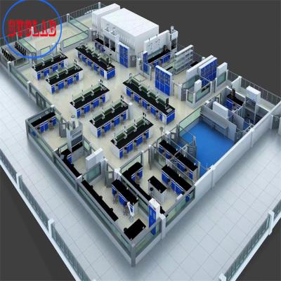 China Mobiliário de laboratório de química da escola moderna de aço com armazenamento integrado à venda