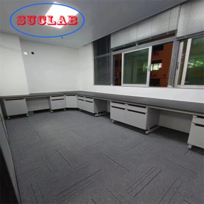 China Chemical Resistant Epoxy Resin Chemistry Lab Workbench Design C Frame Assembly Fire Resistant Safety Features à venda