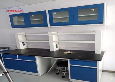 China Silent Rail Química Banco de laboratorio Muebles de laboratorio Malasia con fregadero de resina epoxi y bisagra de acero inoxidable en venta