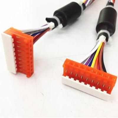 China Conjunto de cable de conector de tipo de extremo cerrado para PCBA AMP 2.54 mm Arnés de alambre espejo para camión Conector de pines Automóvil en venta
