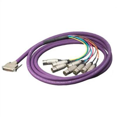 China Cable de micrófono XLR moldeado a medida Aux Jack Cable de audio 3.5mm Cordones de parche y cables de ruptura en venta
