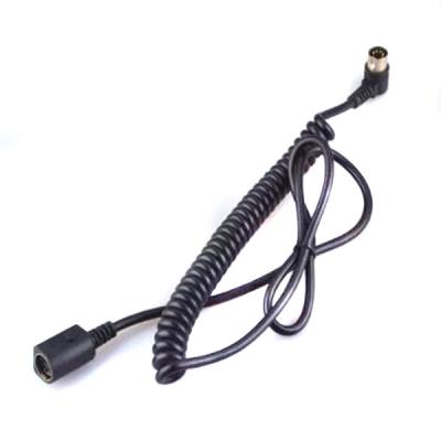 China Length 1000mm Coiled Cord Cable With  Injection Molding Car Wiring Harness for sale
