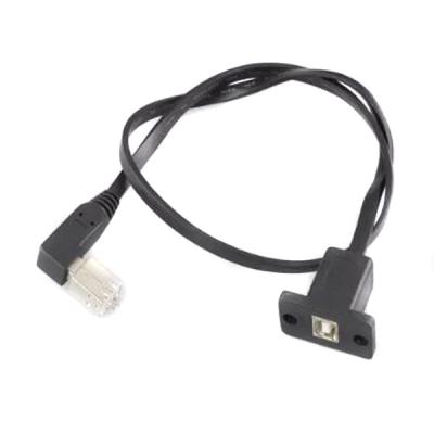 China Cable de comunicação de dados personalizado 24AWG Impressão / Adaptador de fio USB Tipo B para USB Tipo B Cable à venda