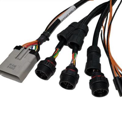 China Custom Engine Wire Harness Cable Assembly With Plug Wire Connector For Automotive Applications for sale