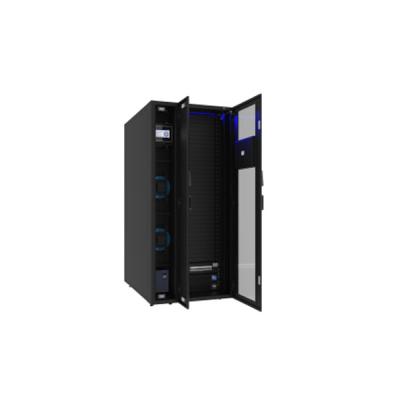 China Black Micromodule Data Center Server Room Single Cabinet Modular Server Room for sale