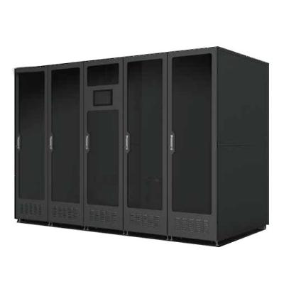 China Intelligent IP20 UPS Micro Data Center Room Dedicated Single Row System Black for sale