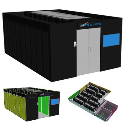 China Double Row Container 125KVA Modular Data centers System Integrated VMDC-125-RRS Double Row Container for sale