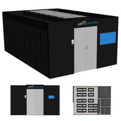 China Commercial Modular Data Center Dual Row High Integration Machine Room for sale
