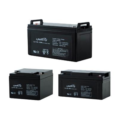 China LIRUISI communication battery 12V 100Ah valve regulated sealed lead-acid battery LC12-100 for sale