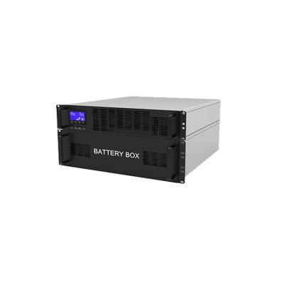 China Black Uninterruptible Power Supply Rack 40Hz-70Hz With Surge Protection for sale