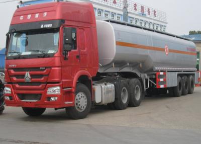 China High Strength 3 Axles 50 Tons 60CBM Oil Tanker Semi Truck With Trailer for sale
