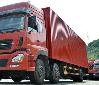 China 25 Tons Cargo Truck 6X2 Van Truck Euro2 290HP , Large Commercial Box Trucks for sale