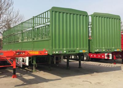 China Dropside Commercial Truck Trailer CIMC 3 Axles 30-60 Tons 13-16m for sale