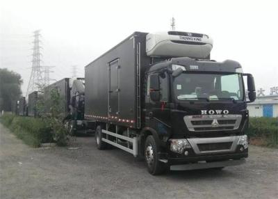 中国 専門家はClosedヴァンTruck White/赤い/黒のフリーザー箱のトラックを冷やしました 販売のため