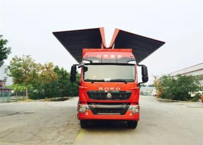 China 8X4 LHD Wing Van Cargo Truck Cargo Large Loading Capacity Commercial Vehicles for sale