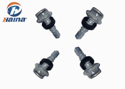 China drive Hot Dip Galvanized Hex Head Roofing Self Drilling Screw and Washer for sale