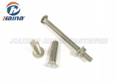 China DIN608 A270 / 304 Stainaless Steel Flat Head Carriage Bolt with square neck for sale