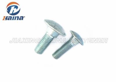 China carbon steel M10 Zinc Plated Carbon Steel 5.8 4.8 Carriage Bolts for sale