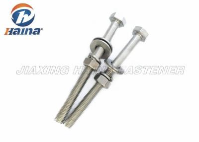 China High Strength Stainless Steel 316 hex half thread Bolts and nuts with washers for sale