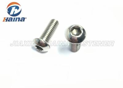 China Hexagon Socket Button Head Stainless Steel Machine Screws , Hex Head Screws ISO7380 for sale
